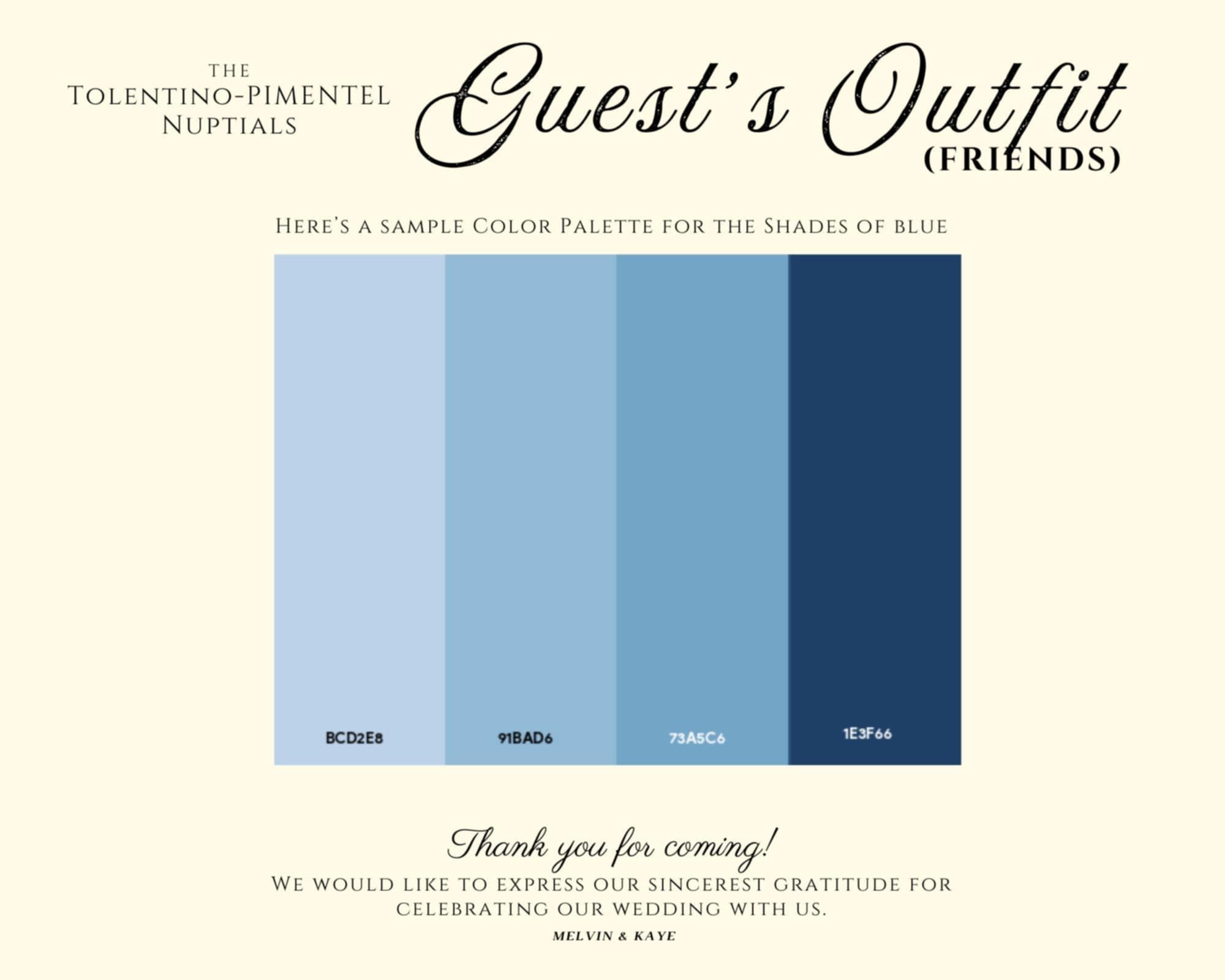 Here's a sample color palette for the shades of peach. Friends can embrace warm, inviting tones that bring a sense of joy and celebration. From soft peach to coral hues, these colors will add vibrancy to the event.